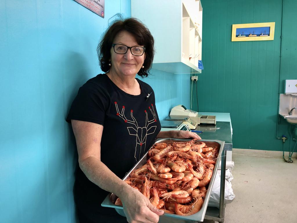 Sugar Coast Seafoods owner Loretta Schwarzrock.