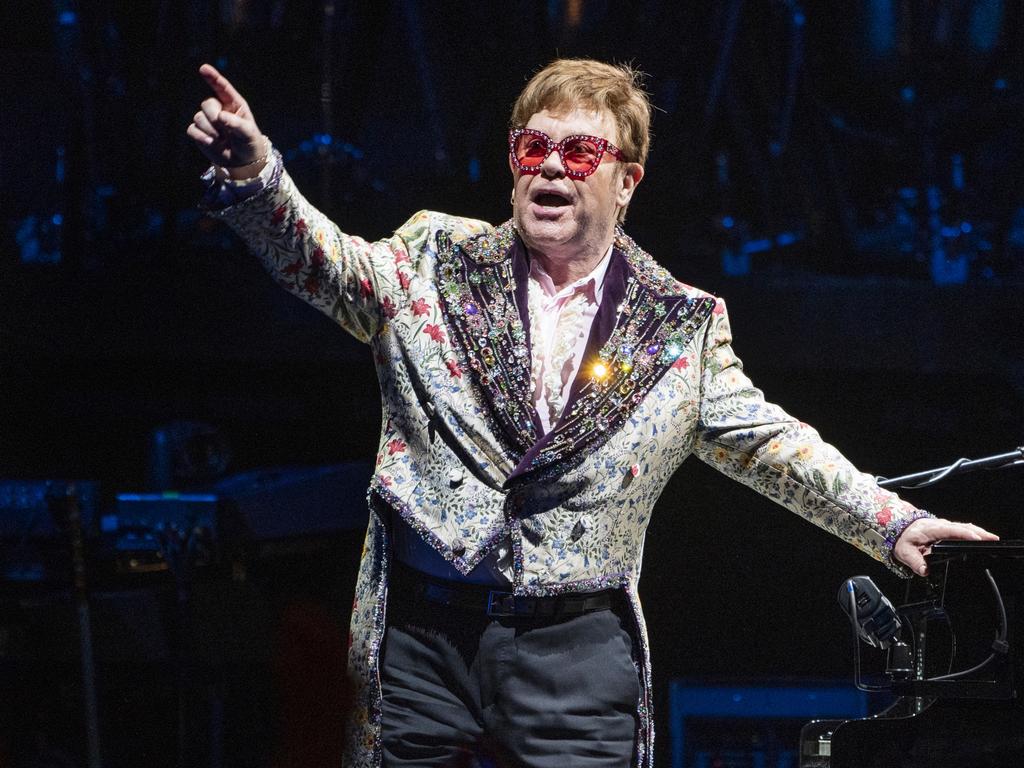 Elton John boarded another flight hours later. Picture: Erika Goldring/Getty Images