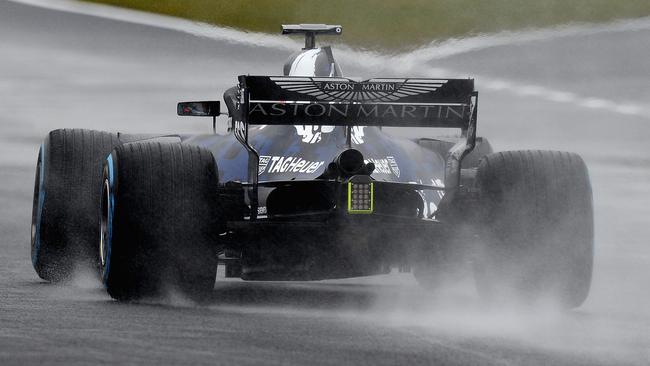 The rear of Daniel Ricciardo’s RB14.