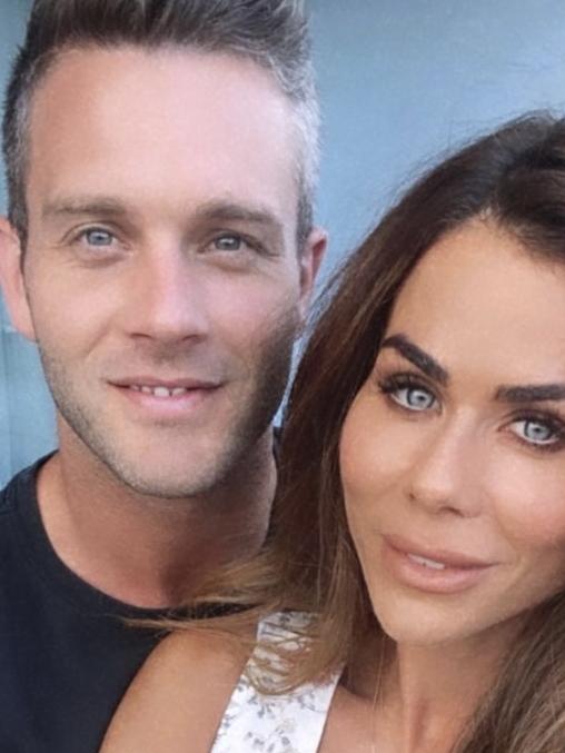 Edwards and Sophie Guidolin in happier times. Picture: Instagram