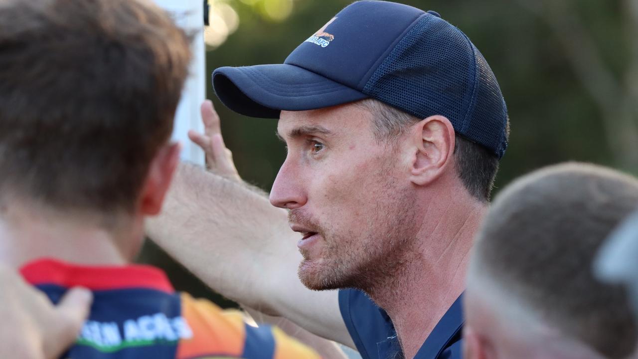 Noosa Tigers head coach Matthew Leuenberger. Picture: Craig Slaney Sports Photography.