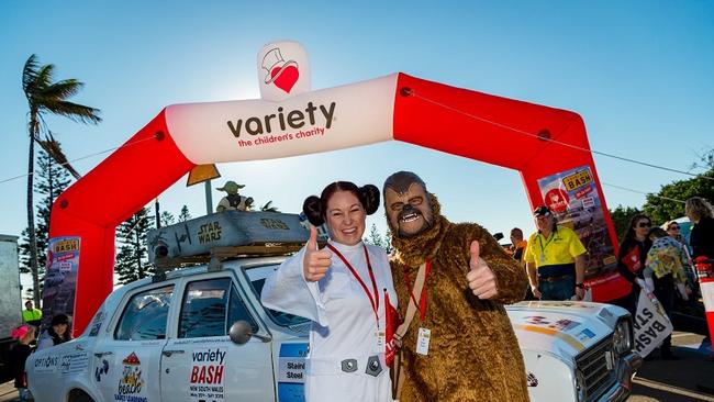 Around $95,000 in grants will be awarded to rural schools and communities throughout the 2,400km NSW Variety Bash journey in 2024. Photo: Contributed