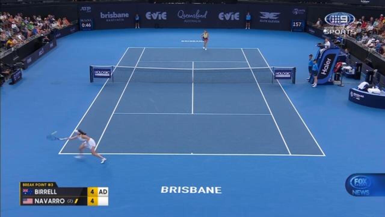 Local Aussie wildcard stuns second seed