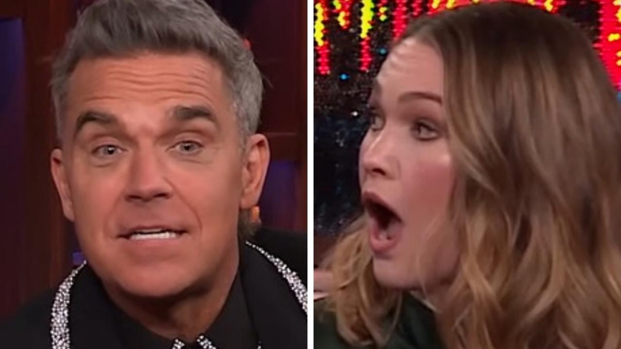 Moment Robbie stuns A-lister on live TV