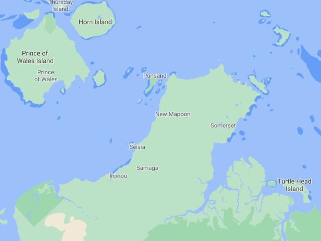 The 17-year-old from Bamaga was fishing off the coast in far north Queensland when he was stung. He died a week later in hospital. Picture: Google Maps