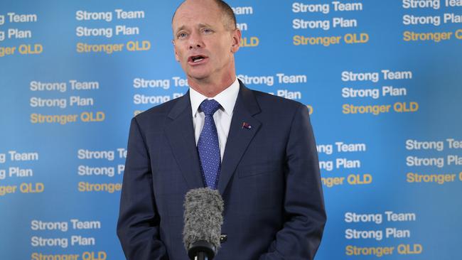 Former Queensland Premier Campbell Newman. Picture: Jack Tran/The Courier Mail