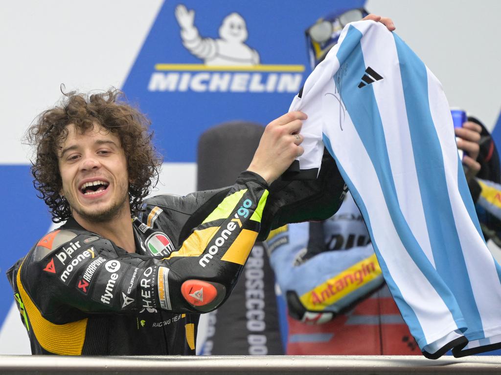 MotoGP 2023: Bezzecchi vence a primeira na categoria em corrida chuvosa na  Argentina - Arkade