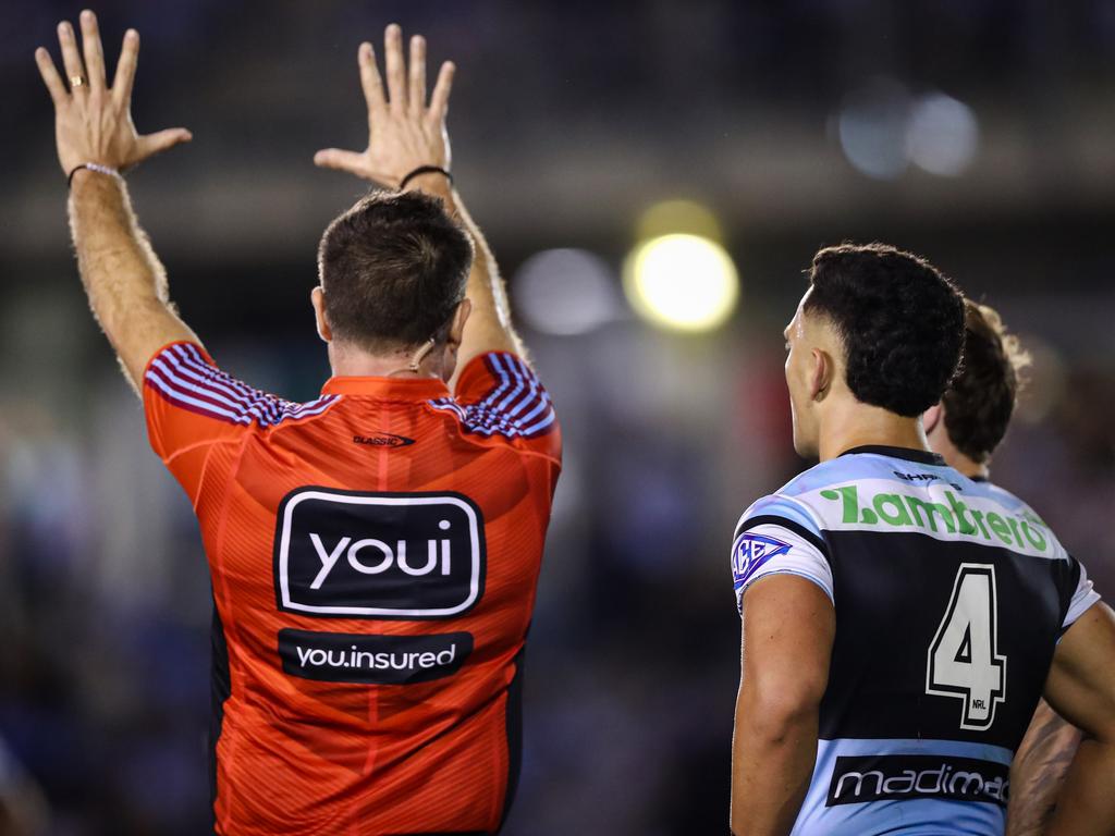 The sin bin has been a much more common occurence since round 20. Picture: NRL Photos