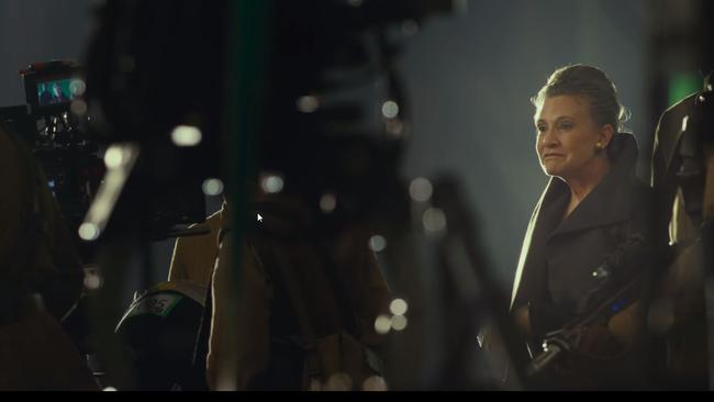 Carrie Fisher shot all of her scenes before her death.