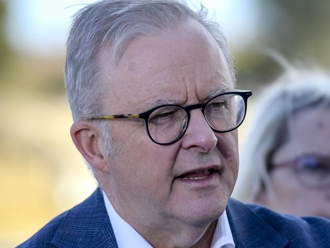 ADELAIDE, AUSTRALIA - NewsWire Photos JUNE 02, 2025:  Prime Minister, Anthony Albanese, is in Fischer, South Australia Picture: NewsWire / Roy VanDerVegt