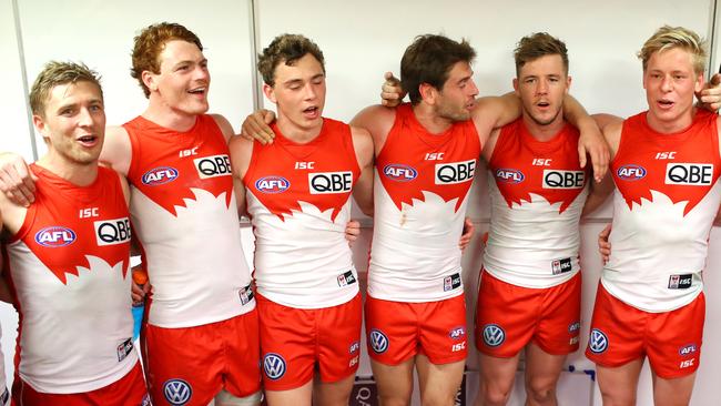 The Swans were electric against an underwhelming Freo. Picture: Getty Images