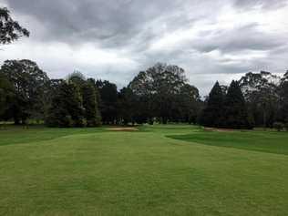 The Toowoomba Golf Course has faired well after last night's downpour. Picture: contributed