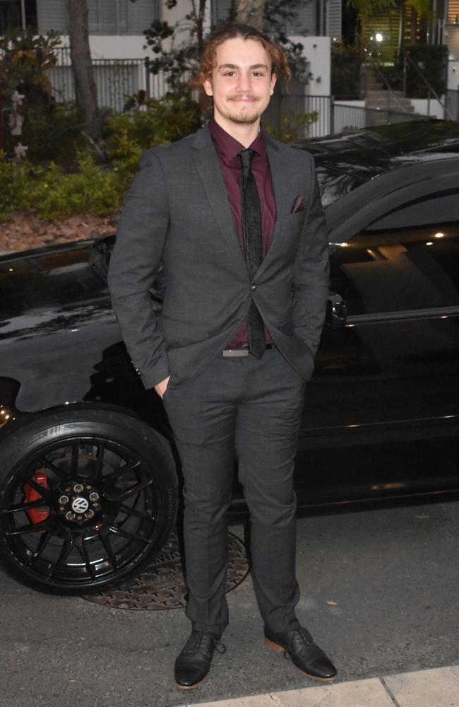 Gage enjoyed his night at the 2022 Noosa District State High School Formal. Picture: Eddie Franklin