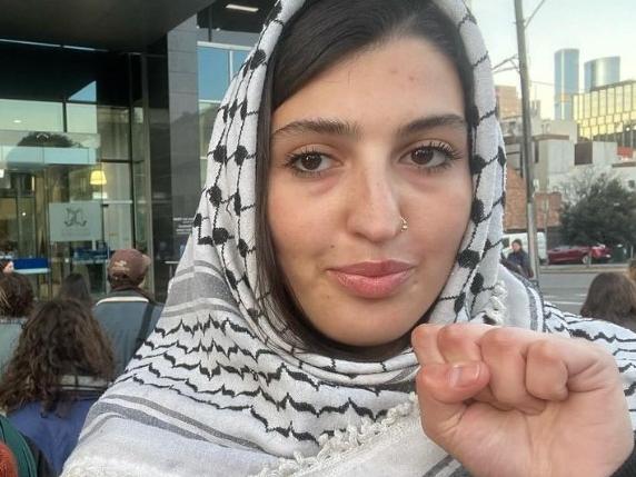 Renee Nayef is a Student of Palestine organiser and Deakin University student who has been involved in pro-Palestine University encampments and the Land Forces rally. Picture Instagram.