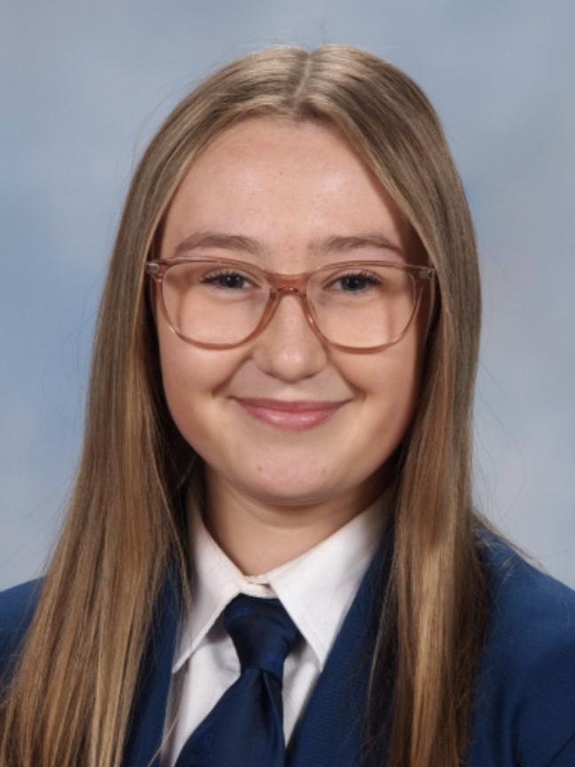 Tealia Jenkins, 16, Pedare Christian College. Picture: Supplied