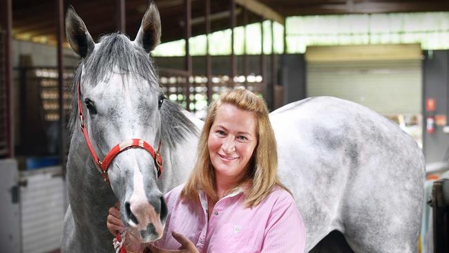 Trainer Belinda Mair says the poly track at the Sunshine Coast needs to be used more. Picture: Patrick Woods