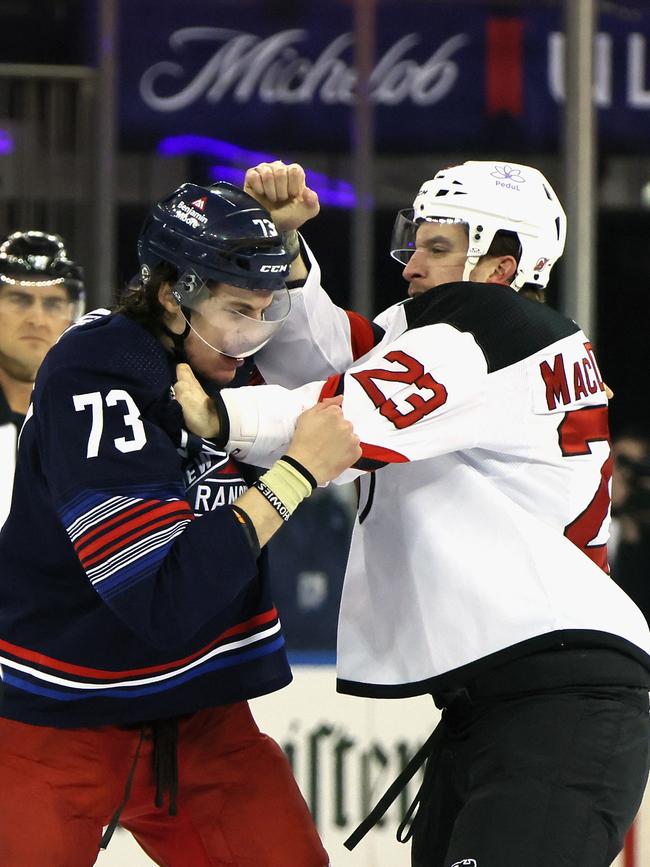 No love lost from across the Hudson River. Photo by Bruce Bennett/Getty Images