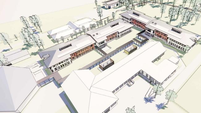 Hurlstone Agricultural High School $60m upgrade to boarding and farm facilities is expected to be completed late 2024. Picture: NSW Education