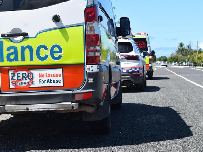 Queensland Fire and Emergency Services, police and ambulance crews were at the scene of a house fire at Gable St, East Mackay on Friday April 17. Photo: Zizi Averill. Generic