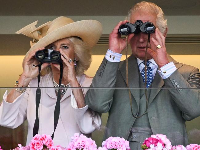 Queen Camilla and King Charles III at Royal Ascot in the UK. Picture: Justin Tallis