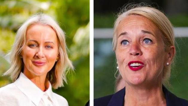 Candidates for the state seat of Redlands, LNP’s Rebecca Young and sitting MP ALP’s Kim Richards.