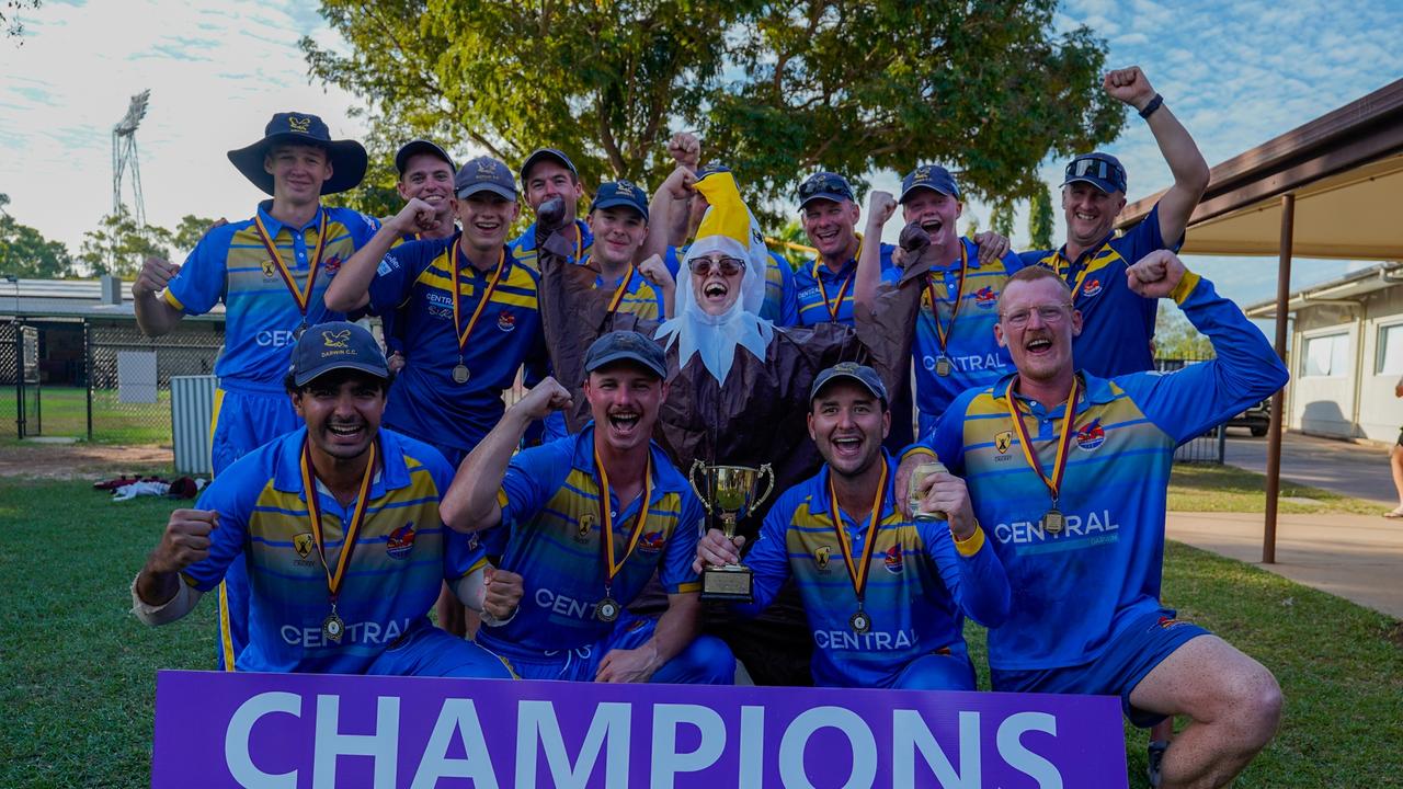 Darwin won the B-Grade one day cricket competition. Picture: NT Cricket