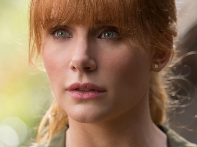 Claire (Bryce Dallas Howard) in a scene from film Jurassic World: Fallen Kingdom