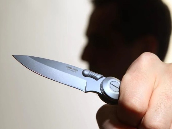 ‘Terrified’ woman has knife put to throat after argument