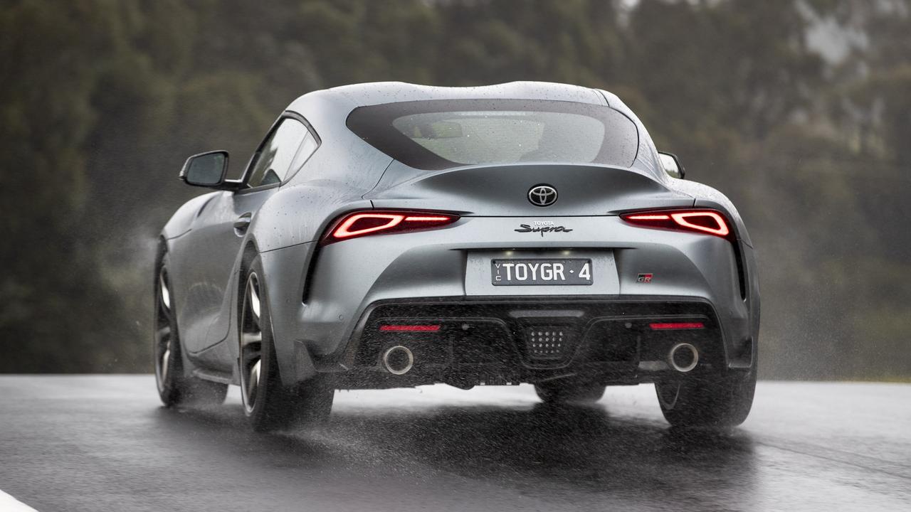 The Supra is lively and fun to drive.