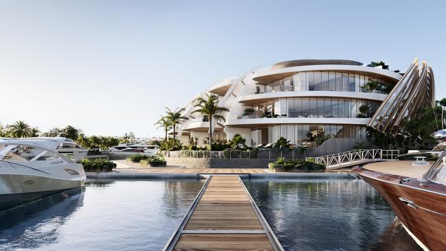 The Sovereign Collection is a $150 million project set to be built on the Gold Coast’s Sovereign Islands.