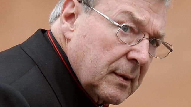 (FILES) This picture taken on March 8, 2013 shows Australian cardinal George Pell at the Vatican. Pope Francis on February 24, 2014 created a new finance ministry to oversee the Holy See's economic affairs in a move aimed at increasing transparency and boosting funds for the poor following a wave of scandals at the Vatican bank. The ministry will be headed up by Australian Cardinal George Pell, and will prepare an annual budget for the Vatican as well as imposing international accounting standards and reporting practices, the Vatican said. AFP PHOTO / FILIPPO MONTEFORTE Picture: Afp