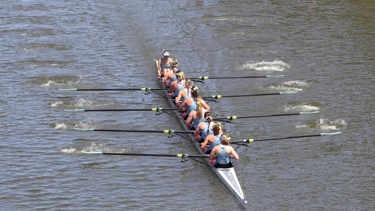 144th Barwon Regatta: Geelong Grammar’s rowing eights. Picture: Mark Wilson