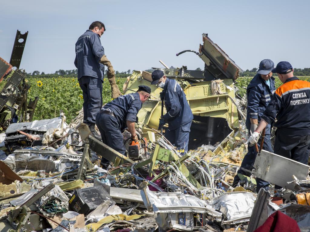 The plane was travelling from Amsterdam to Kuala Lumpur when it crashed, killing all on board including 38 Australians. Picture: Rob Stothard/Getty Images