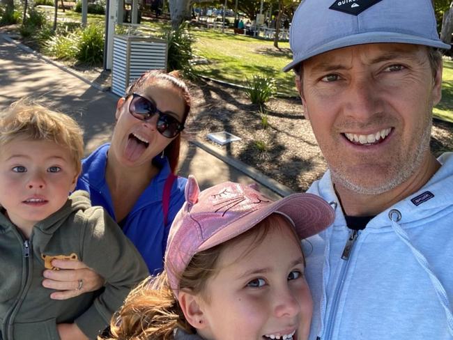 Terranora school teacher is dad to Kai and Millie and husband to Amy - all of which have been rattled by his sarcoma diagnosis.