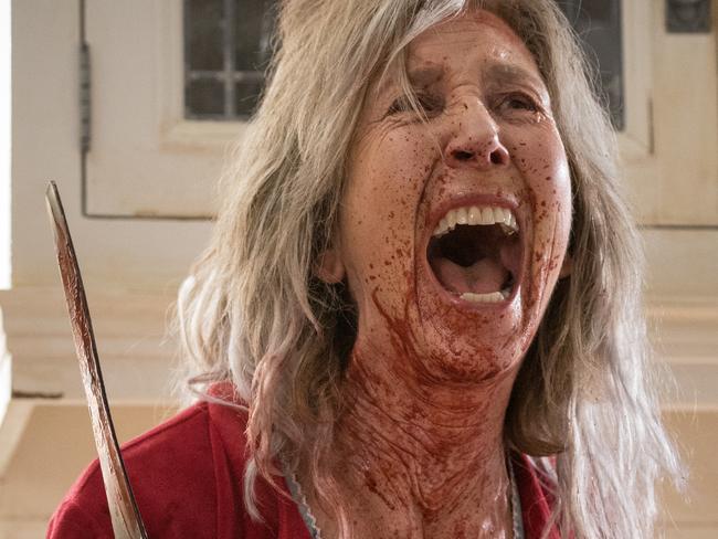 Lin Shaye in a scene from the movie The Grudge. Supplied by Sony Pictures.