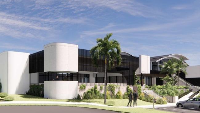 Magpies Sporting Club has lodged plans to Mackay Regional Council to almost double the club's footprint. This is what the exterior of the club after the completion of Stages 1 and 2. Picture: Contributed