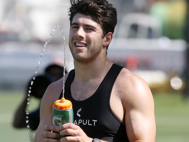 Melbourne Training at Gosch's Paddock. Christian Petracca  . Pic: Michael Klein