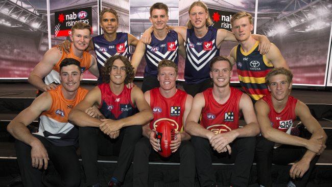 The 2019 draft top 10. Picture: Michael Klein