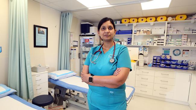 Dr Sonu Haikerwal opened the Upper Coomera respiratory clinic after the southeast Queensland lockdown was announced. Picture by Richard Gosling