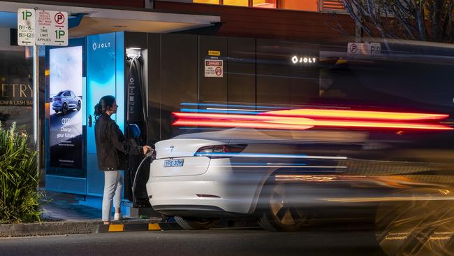 Jolt roadside electric car charger.