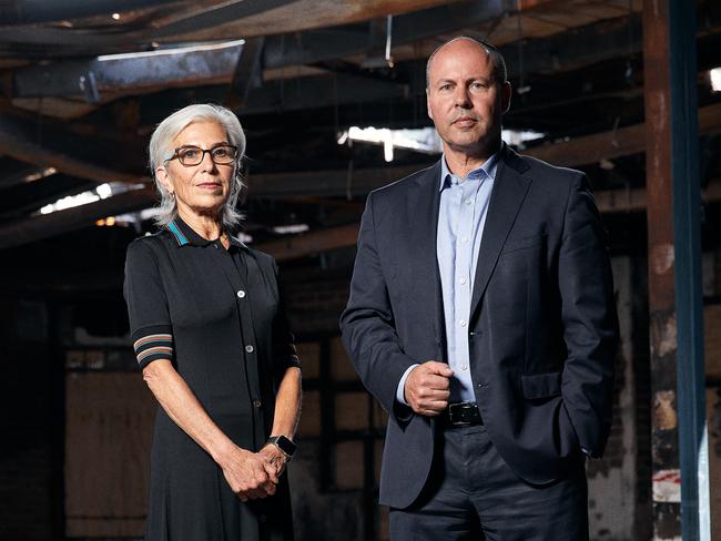 Josh Frydenberg and Elana Rubin at Adass Israel Synagogue in Ripponlea, Melbourne, Victoria. Photographed on the 14th of February 2025. PIC: Louis Trerise.