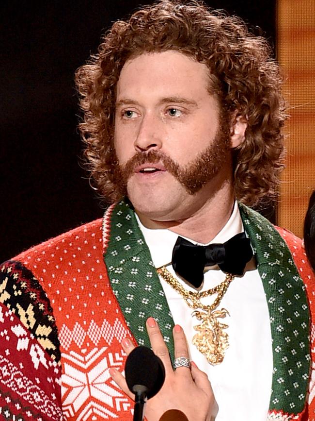 Actor T.J. Miller previously hit out at Reynolds’ treatment of him on-set. Picture: Getty.