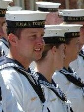 Dan Herps as a young Royal Australian Navy seaman.