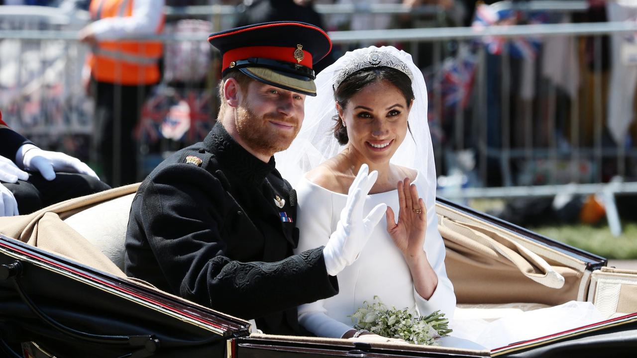 Meghan claimed she and Harry actually wed in secret before the big day. Picture: Getty Images