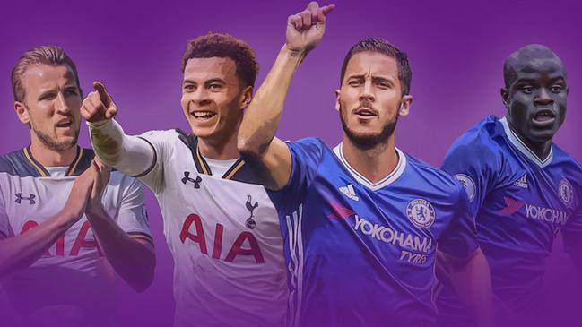 Chelsea and Spurs have dominated the team of the year.