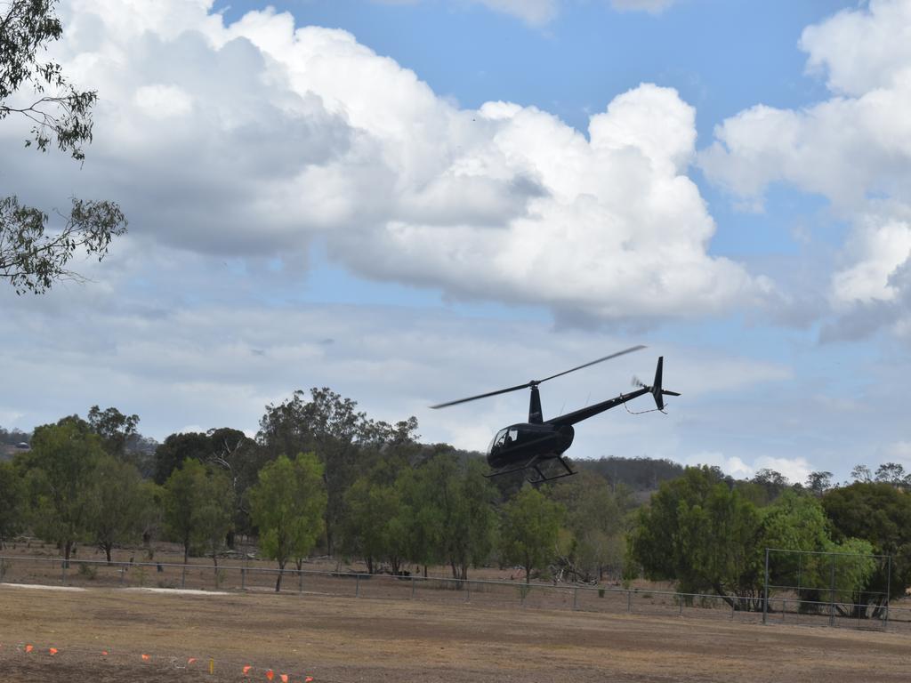 Helicopter rides were one of the many attractions that took place throughout the day