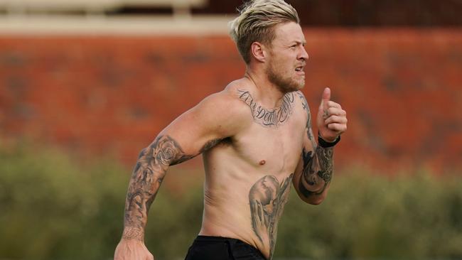 Jordan De Goey has been training hard during the country’s lockdown.