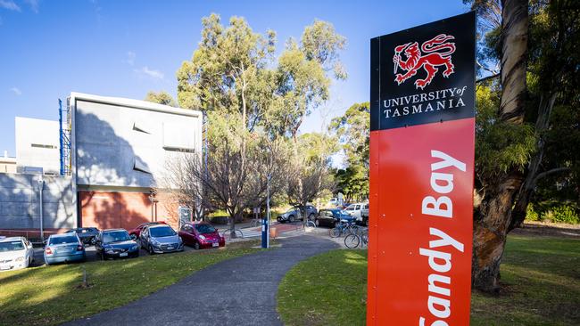 University of Tasmania Sandy Bay Campus. Picture: Richard Jupe