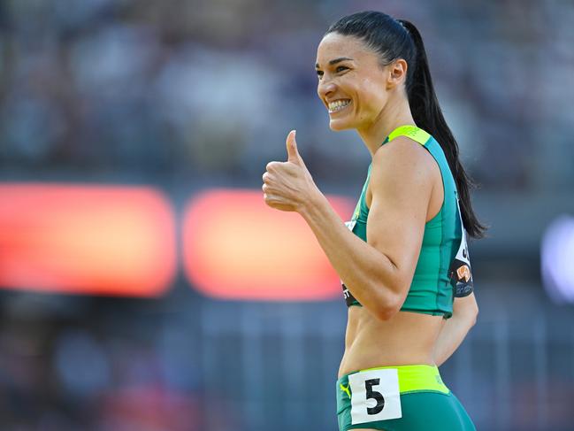 Michelle Jenneke is in the best shape of her life leading in to the Paris Olympics. Picture: Getty Images