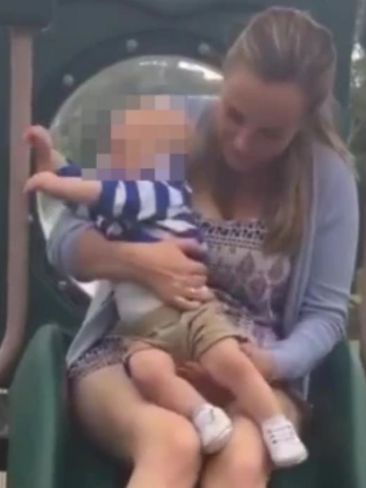 Why you shouldn't slide with your kid on your lap